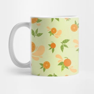 Citrus Splash Seamless Surface Pattern Design Mug